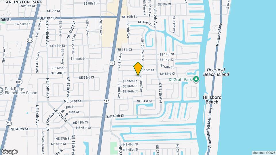 922 SE 15th Ct Map and Location Details