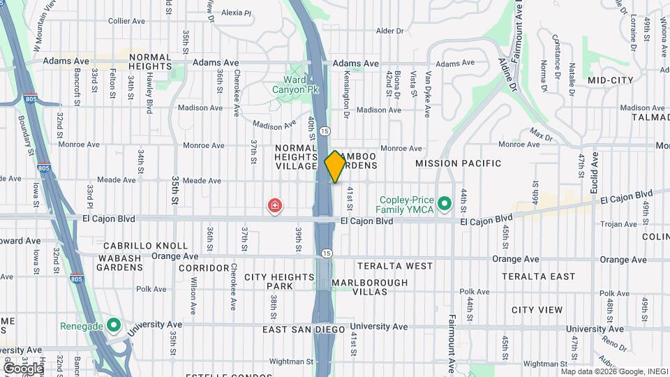 4383 Central Ave Map and Location Details