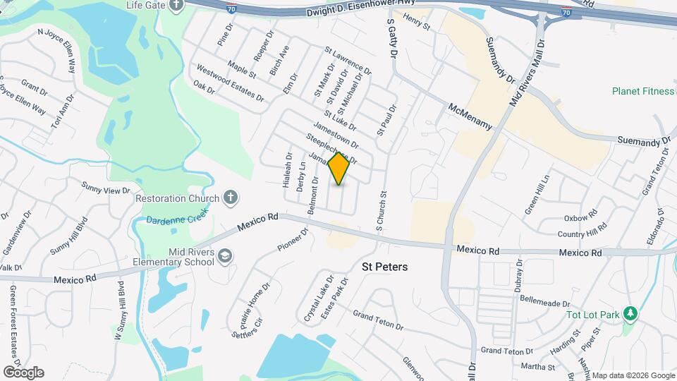 8 Preakness Dr Mapa y Detalles de la Ubicación