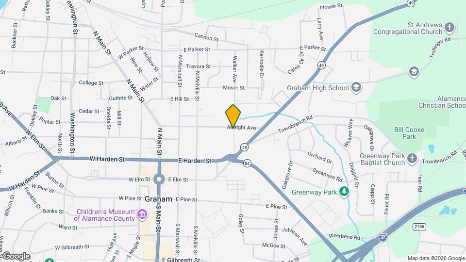 224 Walker Ave Mapa y Detalles de la Ubicación