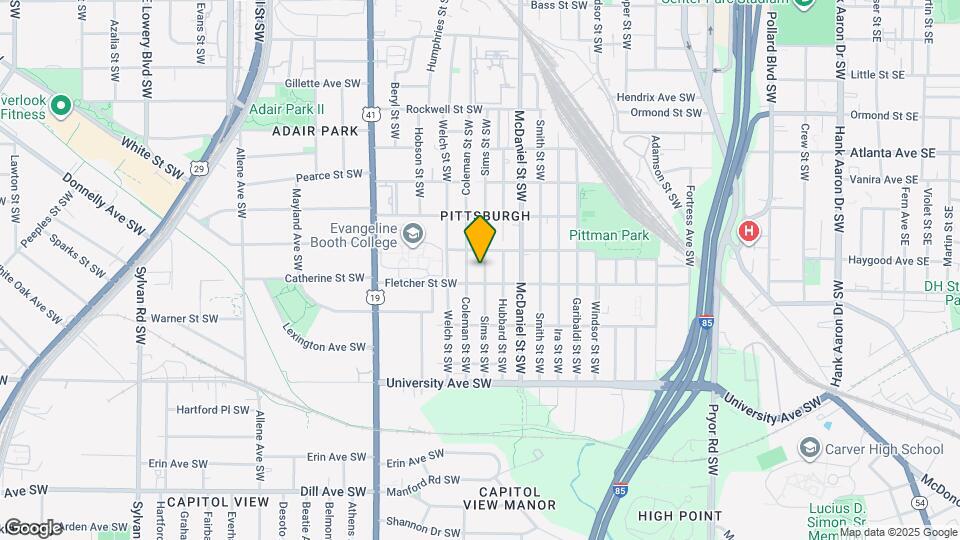 1049 Sims St SW Map and Location Details