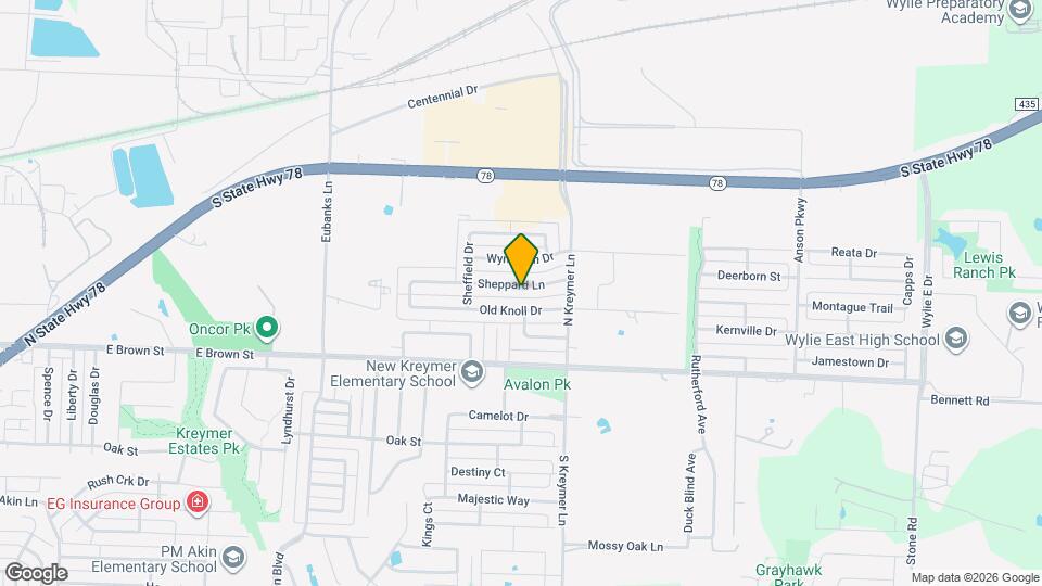 1304 Sheppard Ln Map and Location Details