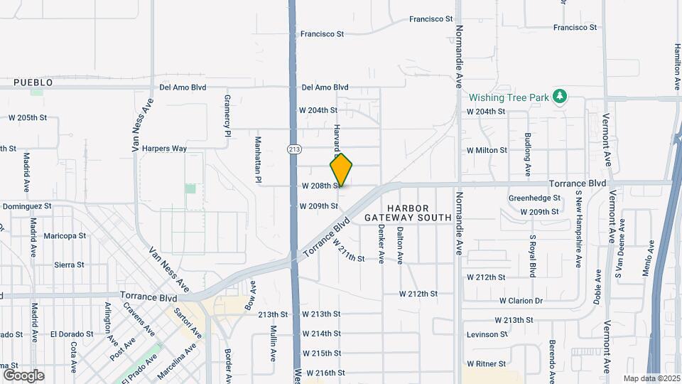 20808 Harvard Blvd Map and Location Details