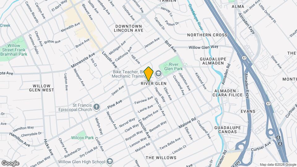 971 Pine Ave Map and Location Details