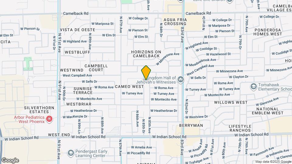 4439 N 85th Dr Map and Location Details