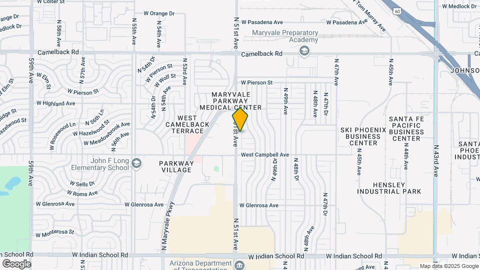 4531 N 51st Ave Map and Location Details