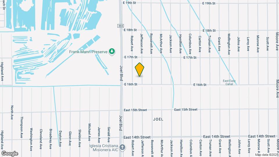 1605 Jefferson Ave Map and Location Details