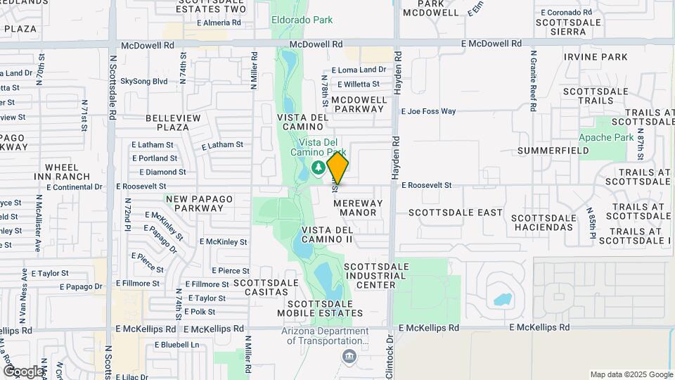 7801 E Roosevelt St Map and Location Details
