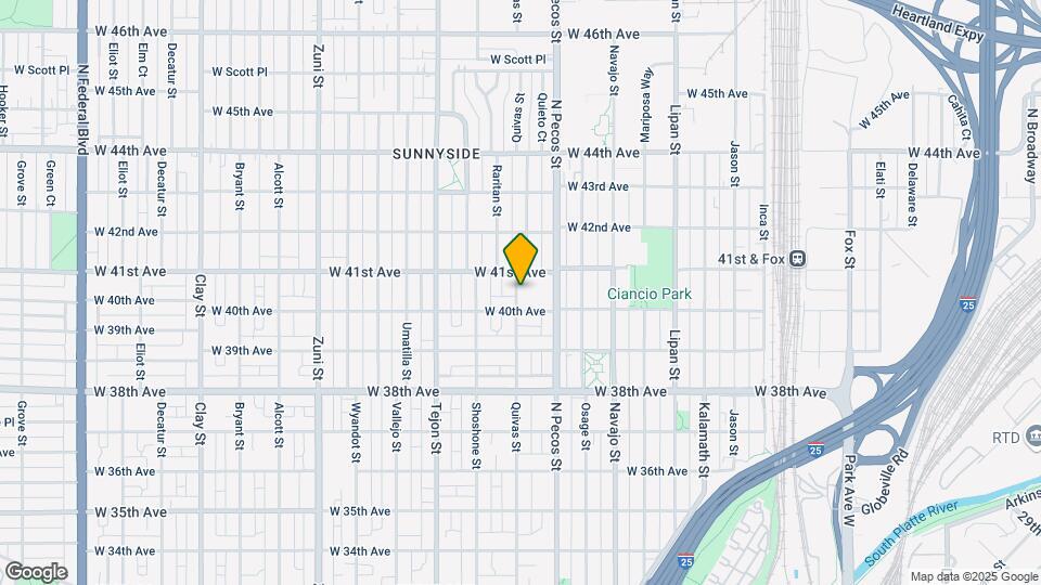 4040 Quivas St Map and Location Details
