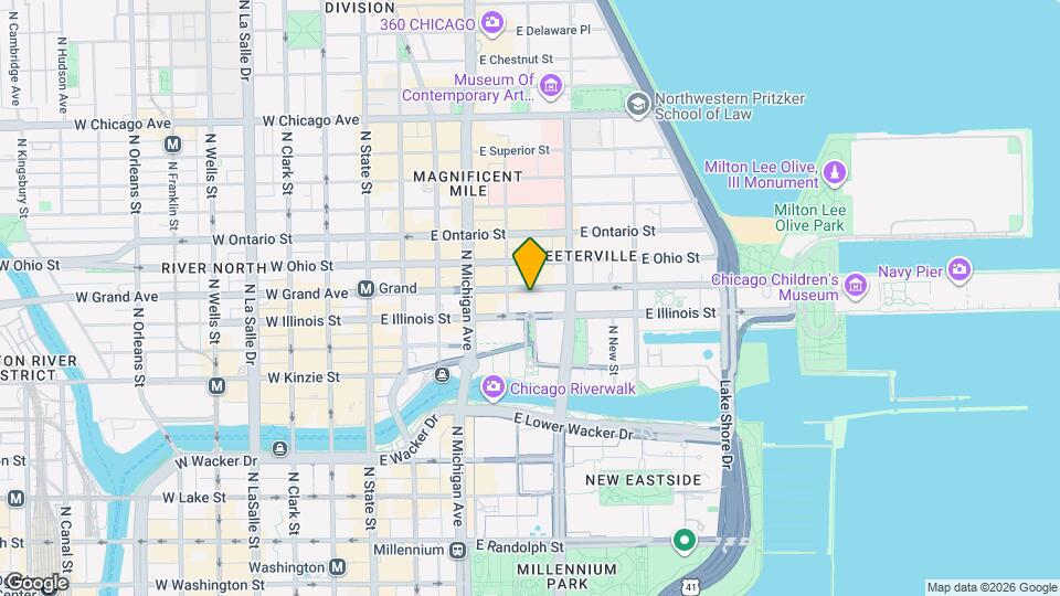 225 E Grand Ave Mapa y Detalles de la Ubicación