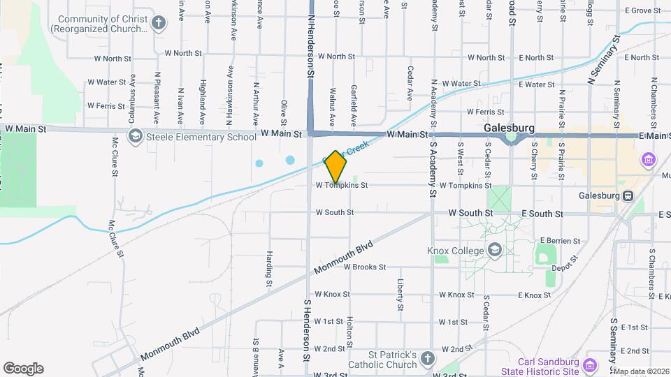 688 W Tompkins St Map and Location Details