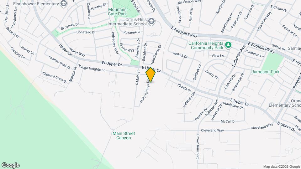 3799 Holly Springs Dr Map and Location Details