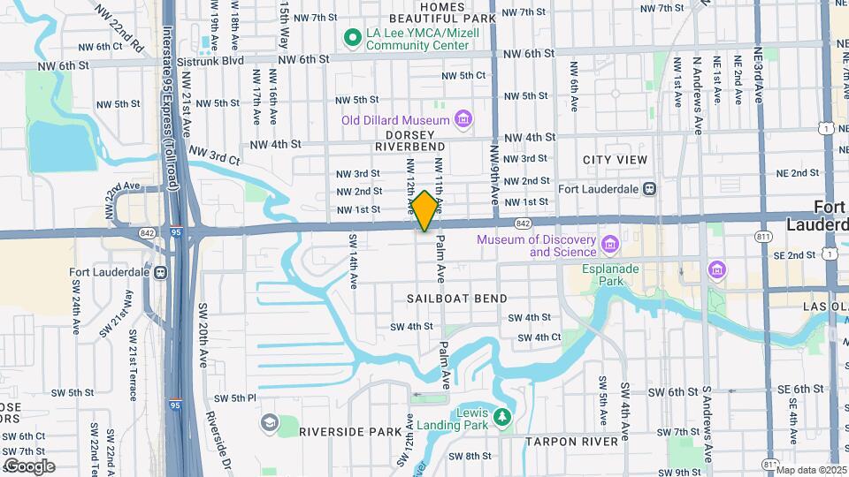 1117 SW 1st St, Unit #1127 Map and Location Details
