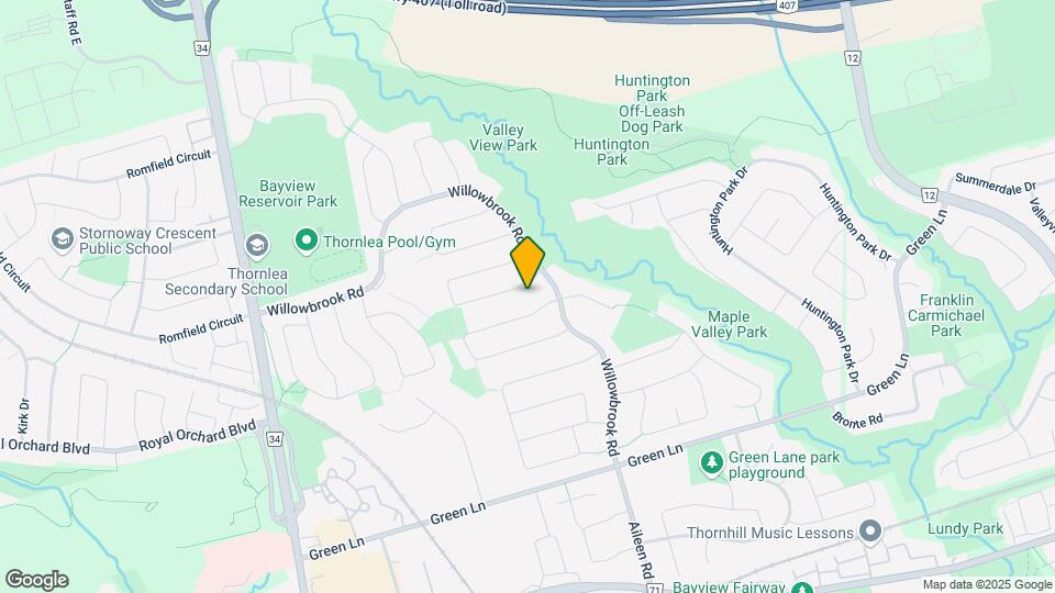 74 Innisbrook Crescent Map and Location Details