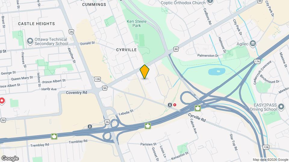 Cyrville Towers Map and Location Details