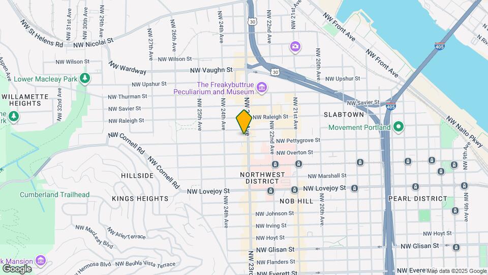 1403 NW 23rd Ave Map and Location Details