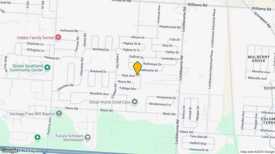 977 Kyle Ave Map and Location Details