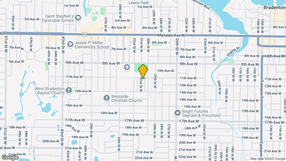 1105 31st St W Mapa y Detalles de la Ubicación
