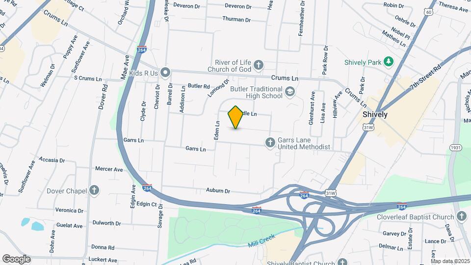 2126 West Ln Map and Location Details