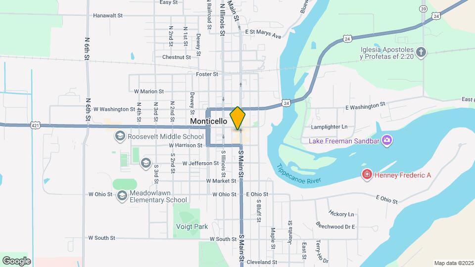 110 S Main St Map and Location Details