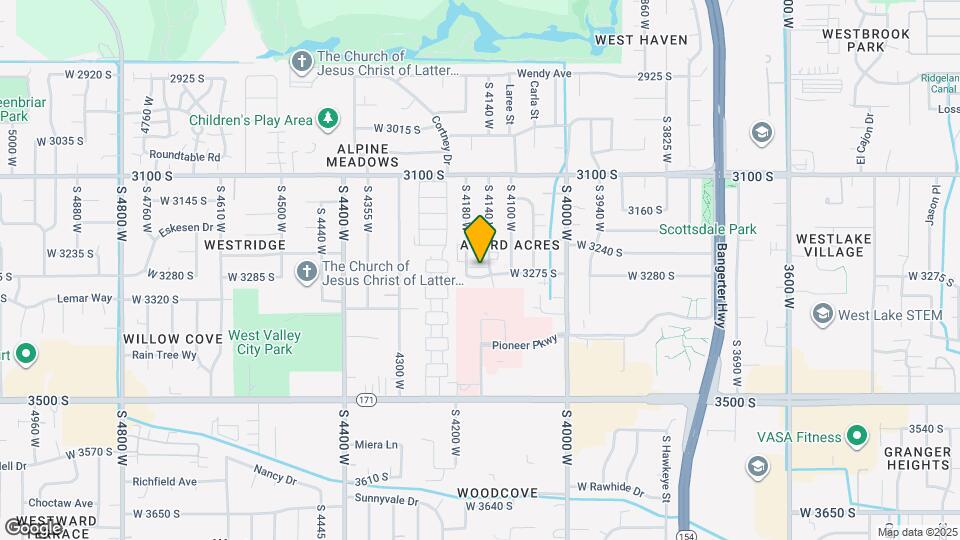 4154 W 3280 S Map and Location Details