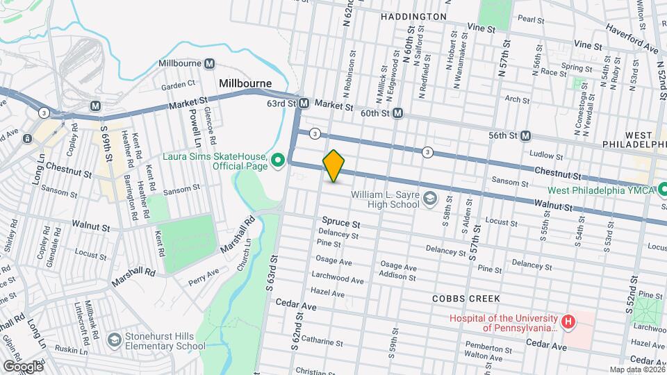 6136 Chancellor St Map and Location Details