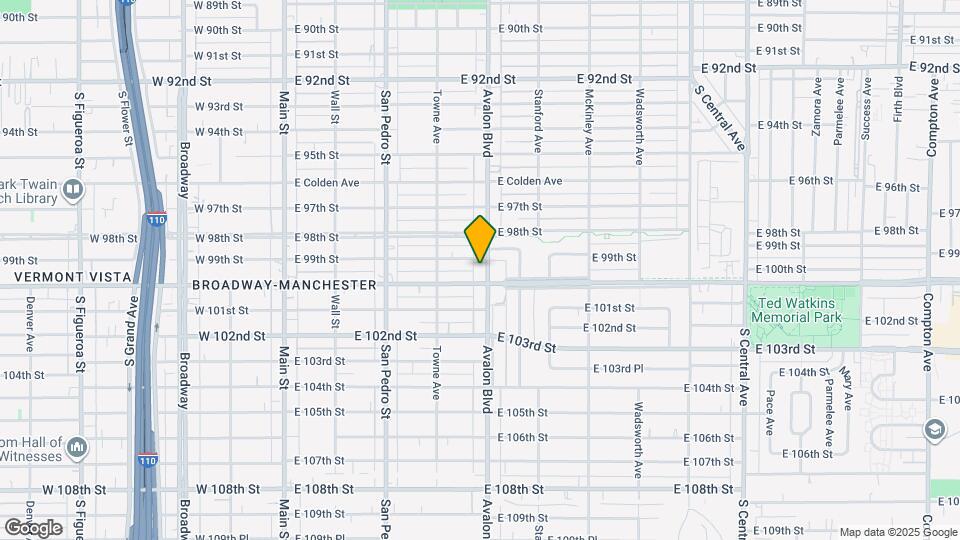 9911 S Avalon Blvd, Unit B Map and Location Details