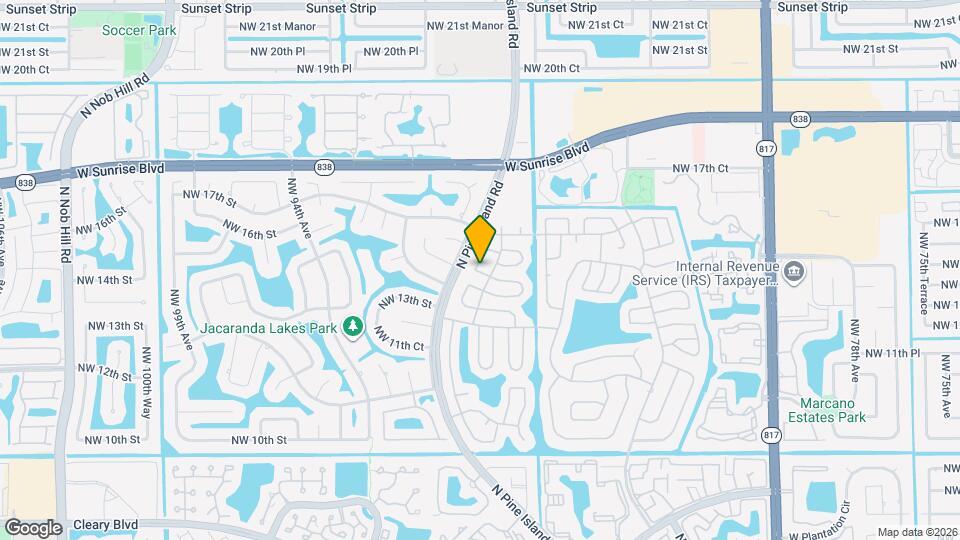 1400 NW 90th Way Map and Location Details