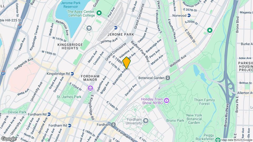 2796 Bainbridge Ave Mapa y Detalles de la Ubicación