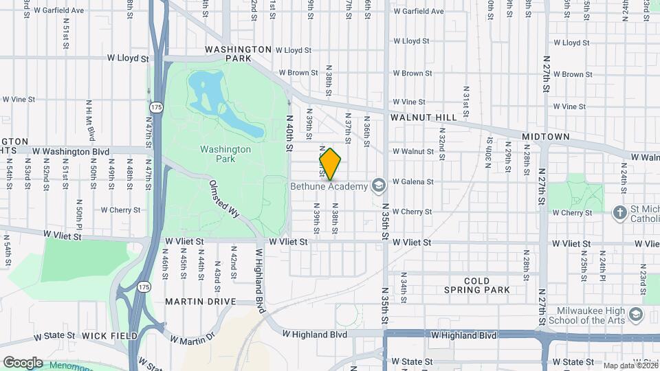 3809 W Galena St Mapa y Detalles de la Ubicación