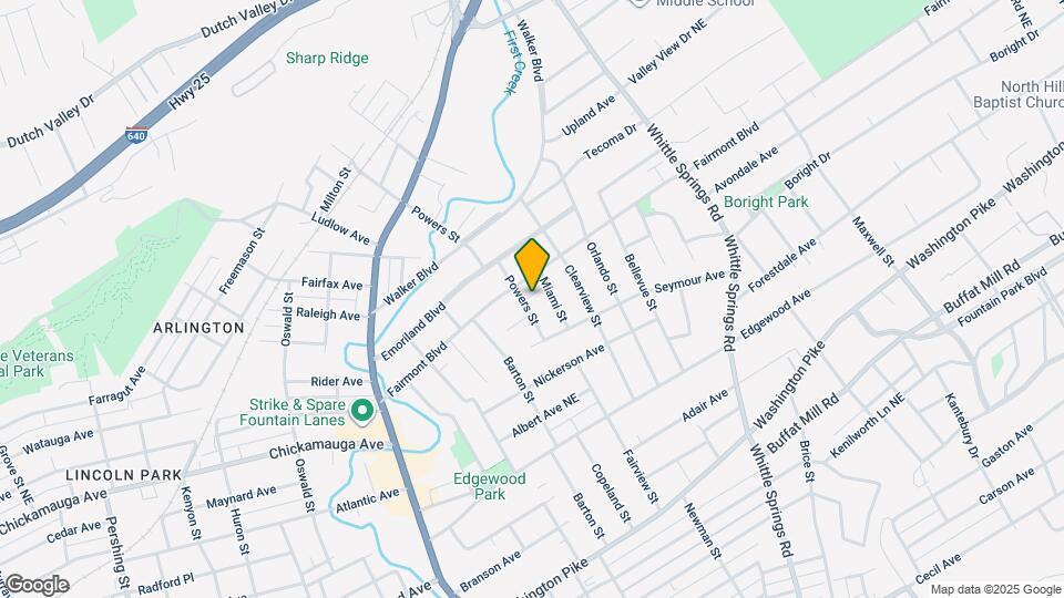 3338 Powers St Map and Location Details