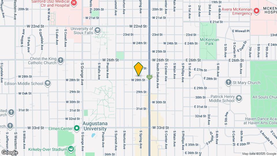 1929 S Spring Ave Map and Location Details