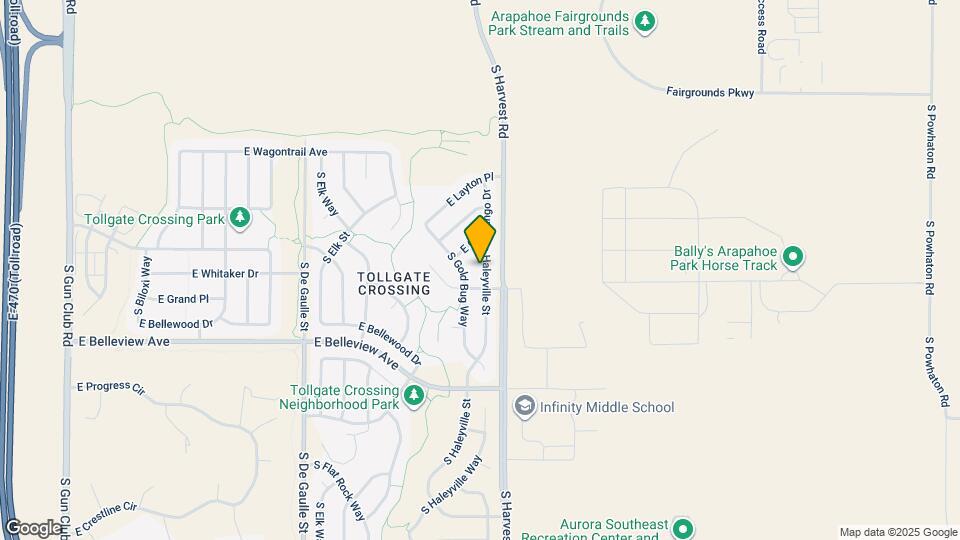 4955 S Haleyville St Map and Location Details