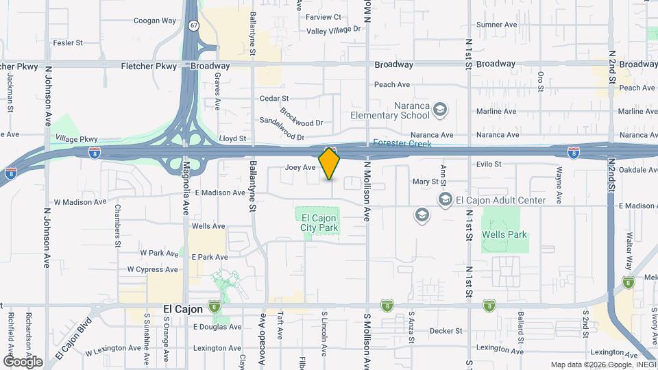 534 Jeffree St Map and Location Details