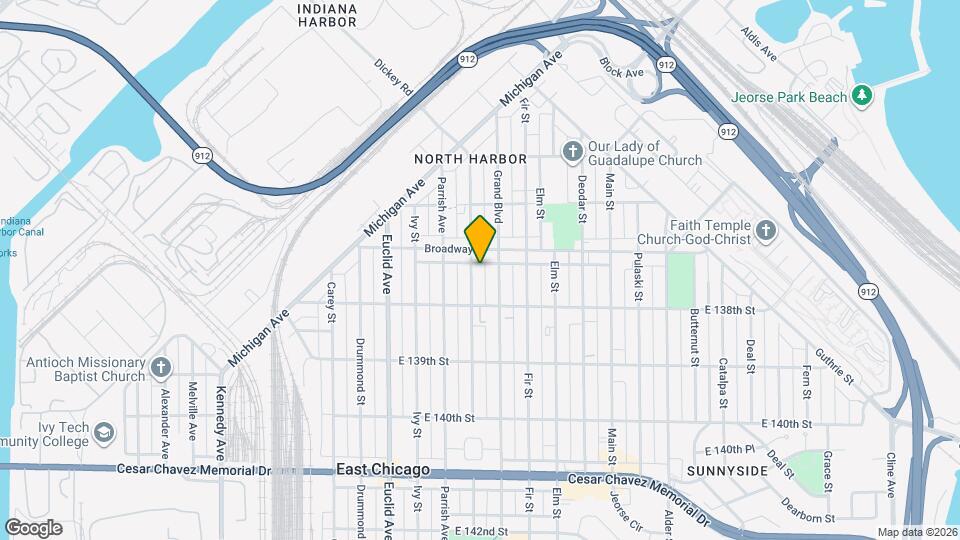 3713 Hemlock St Map and Location Details