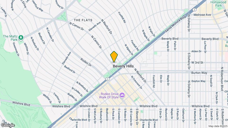 508 N Canon Dr Map and Location Details