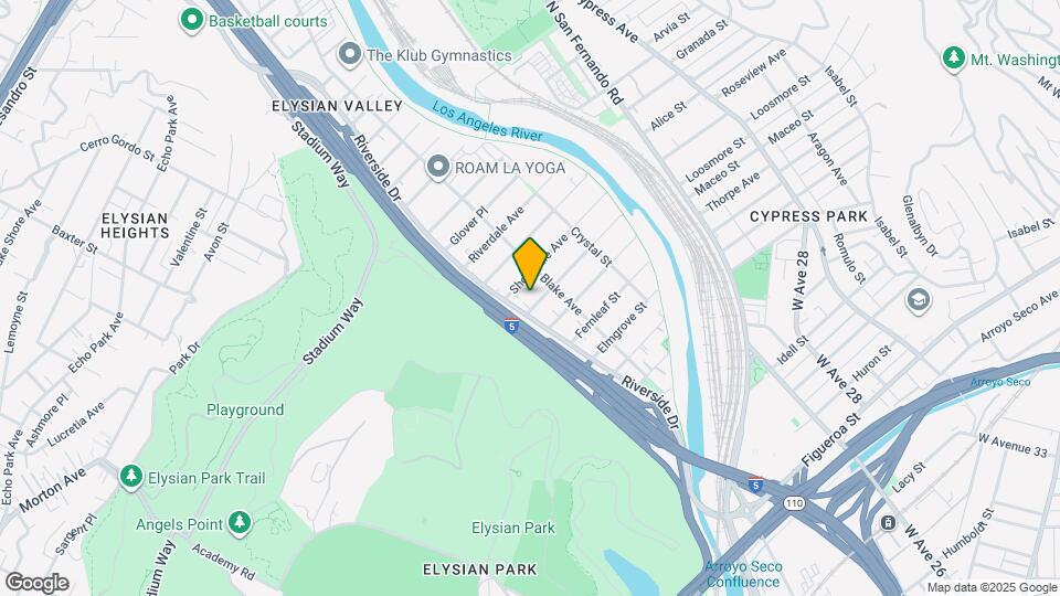 2241 1/2 Harwood St Map and Location Details