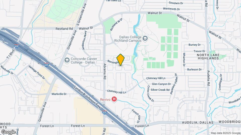 12480 Abrams Rd, Unit 503 Map and Location Details