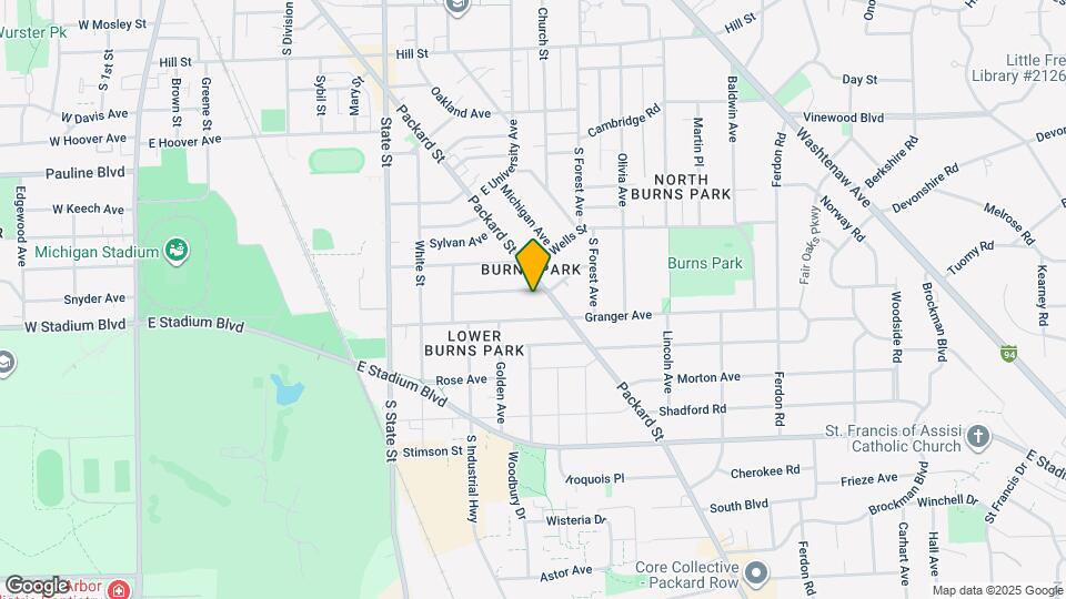 1014 Woodlawn Ave Map and Location Details