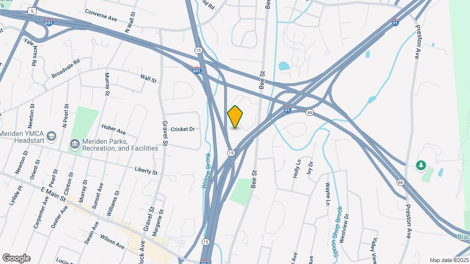 Furnished Studio-Hartford - Meriden Map and Location Details
