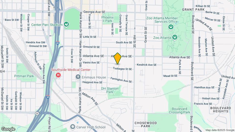 939 Connally St SE Mapa y Detalles de la Ubicación