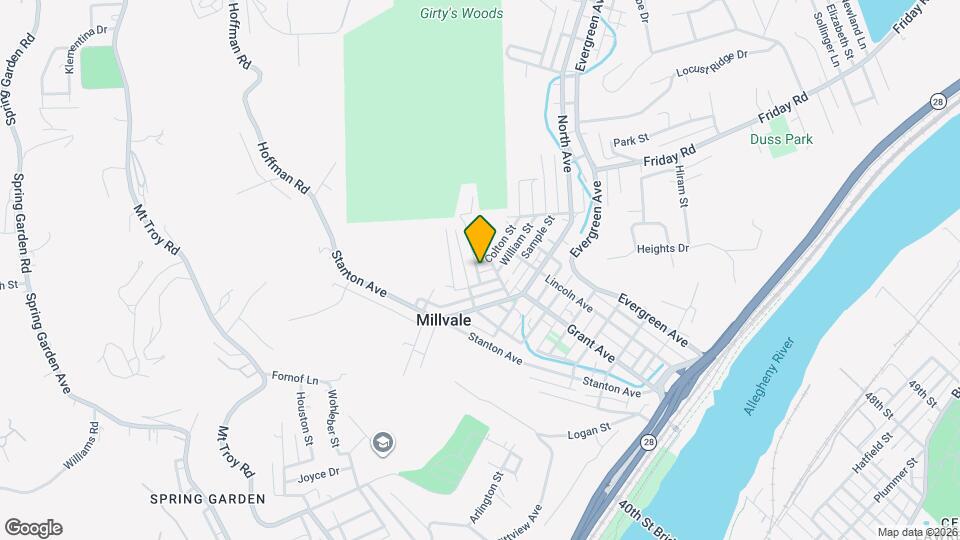 105 Davis St Map and Location Details