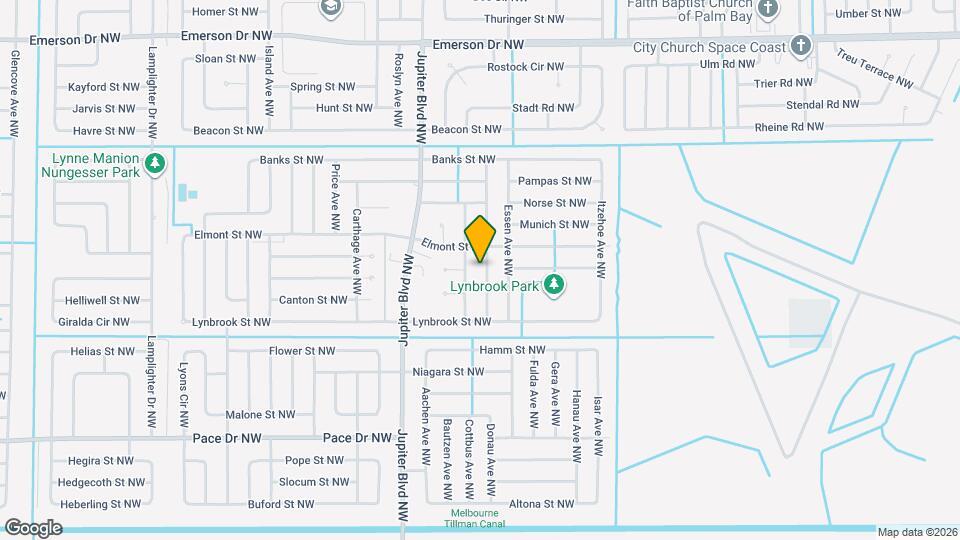 1022 Dusseldorf Ave NW Map and Location Details