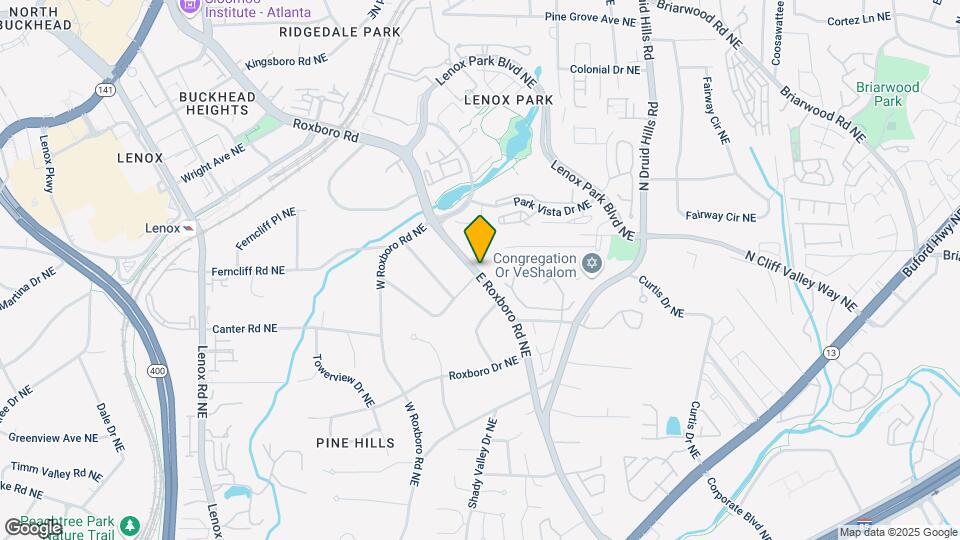 2071-2073 E Roxboro Rd NE Map and Location Details