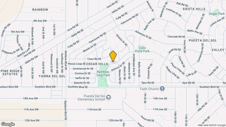 400 Pecos Loop SE-Unit -B Map and Location Details