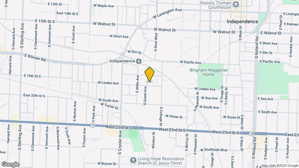 1010 W Linden Ave Map and Location Details