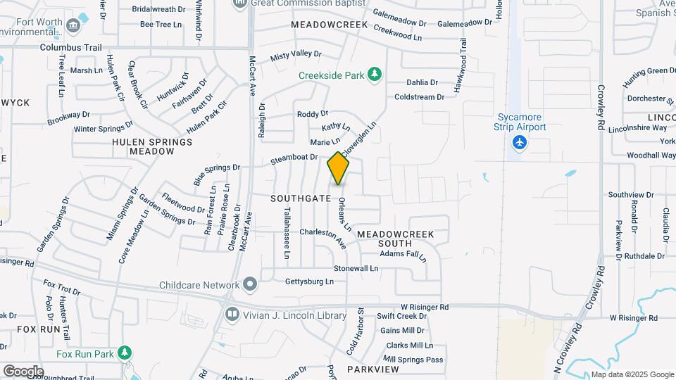 8348 Orleans Ln Map and Location Details
