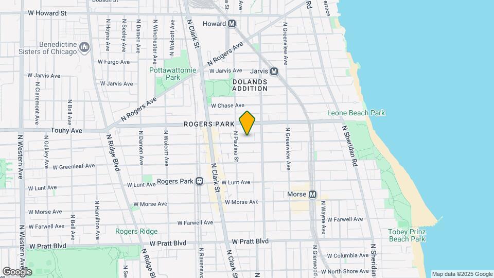 1630 W Estes Ave, Unit 1F Map and Location Details