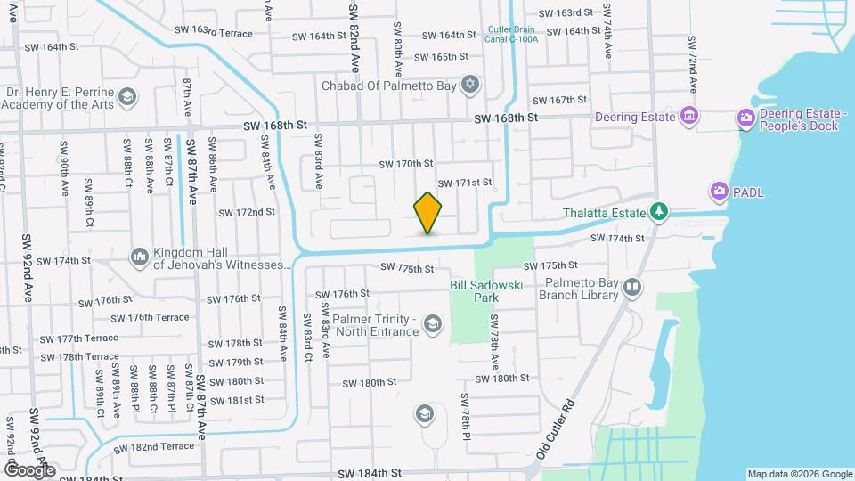 7940 SW 173rd Terrace Map and Location Details