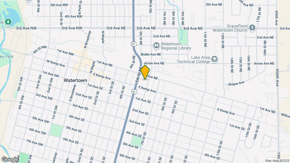 15-17 6th St NE Map and Location Details